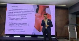 Руководитель Европейского маммологического центра клиники «Инновация» Федосов Артем Эдуардович выступил с докладом по теме «Элегантное моделирование формы молочной железы»